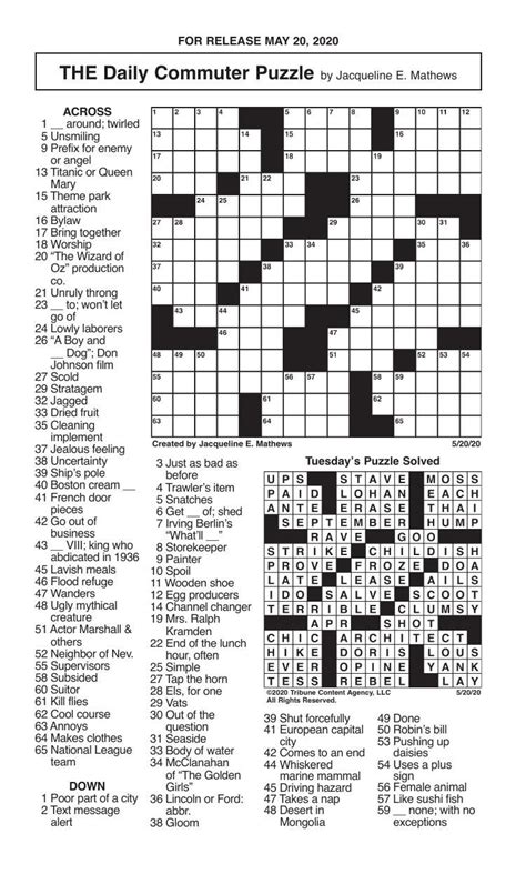 Mathews crossword answers - The Crossword Solver found 30 answers to "Hardball" host Matthews", 5 letters crossword clue. The Crossword Solver finds answers to classic crosswords and cryptic crossword puzzles. Enter the length or pattern for better results. Click the answer to find similar crossword clues . Enter a Crossword Clue. Sort by Length. # of Letters or Pattern. 